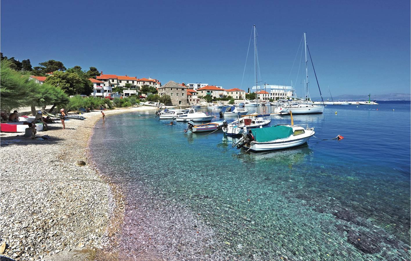 Charmant appartement met zwembad, terras en wifi – 2 km in Dol (Postira), Postira, Kroatië voor 6 personen foto 24