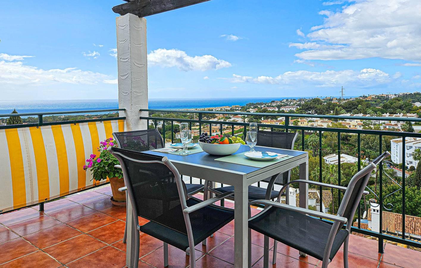 Retraite aan het zwembad: AC, Terras & Parkeerplaats - 1.5km in Sitio de Calahonda, Mijas, Spanje voor 4 personen foto 19