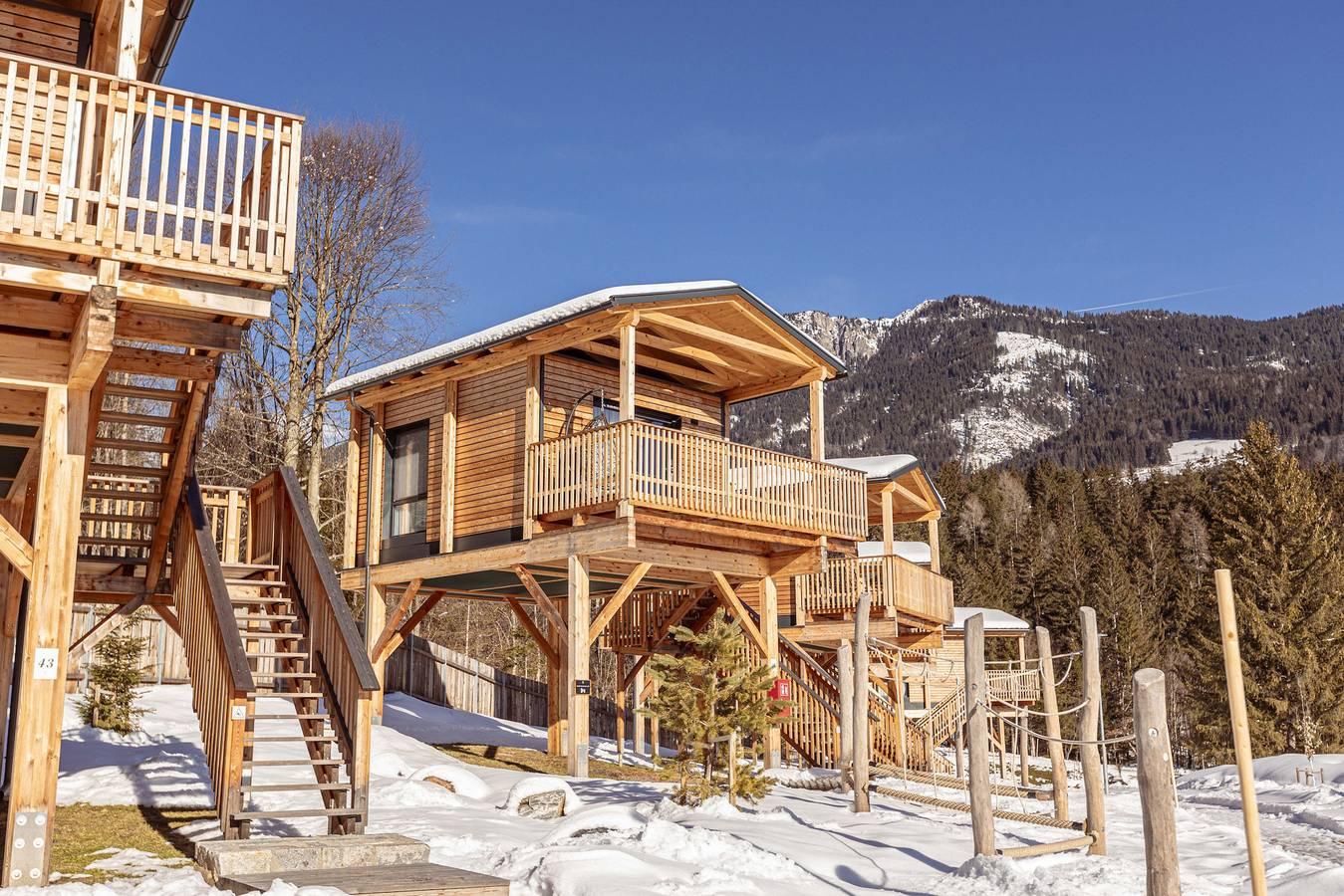 Premium Boomhut met 1 slaapkamer in Gailtaler Alpen, Kötschach-Mauthen, Oostenrijk voor 3 personen foto 23