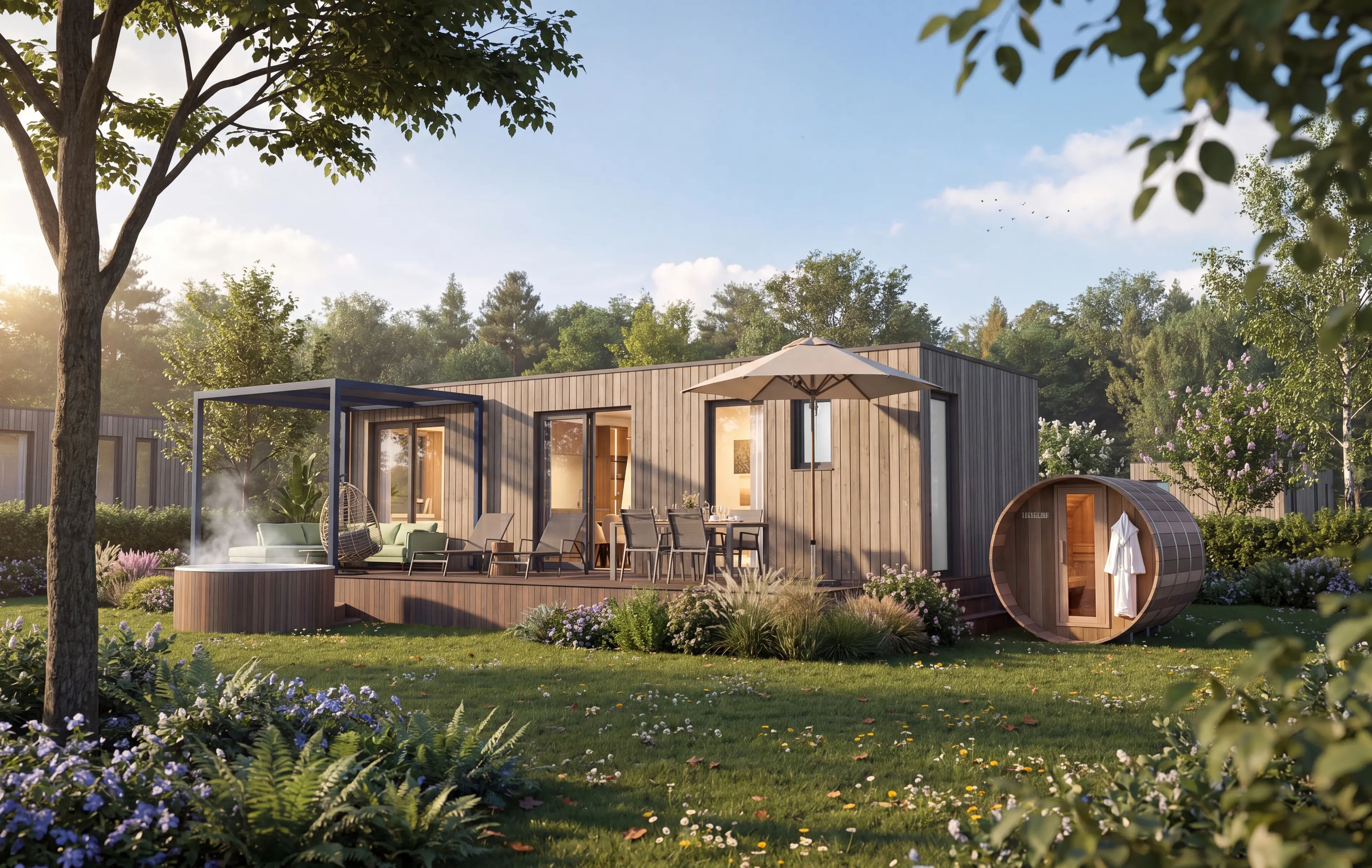 4-persoons lodge foto 2