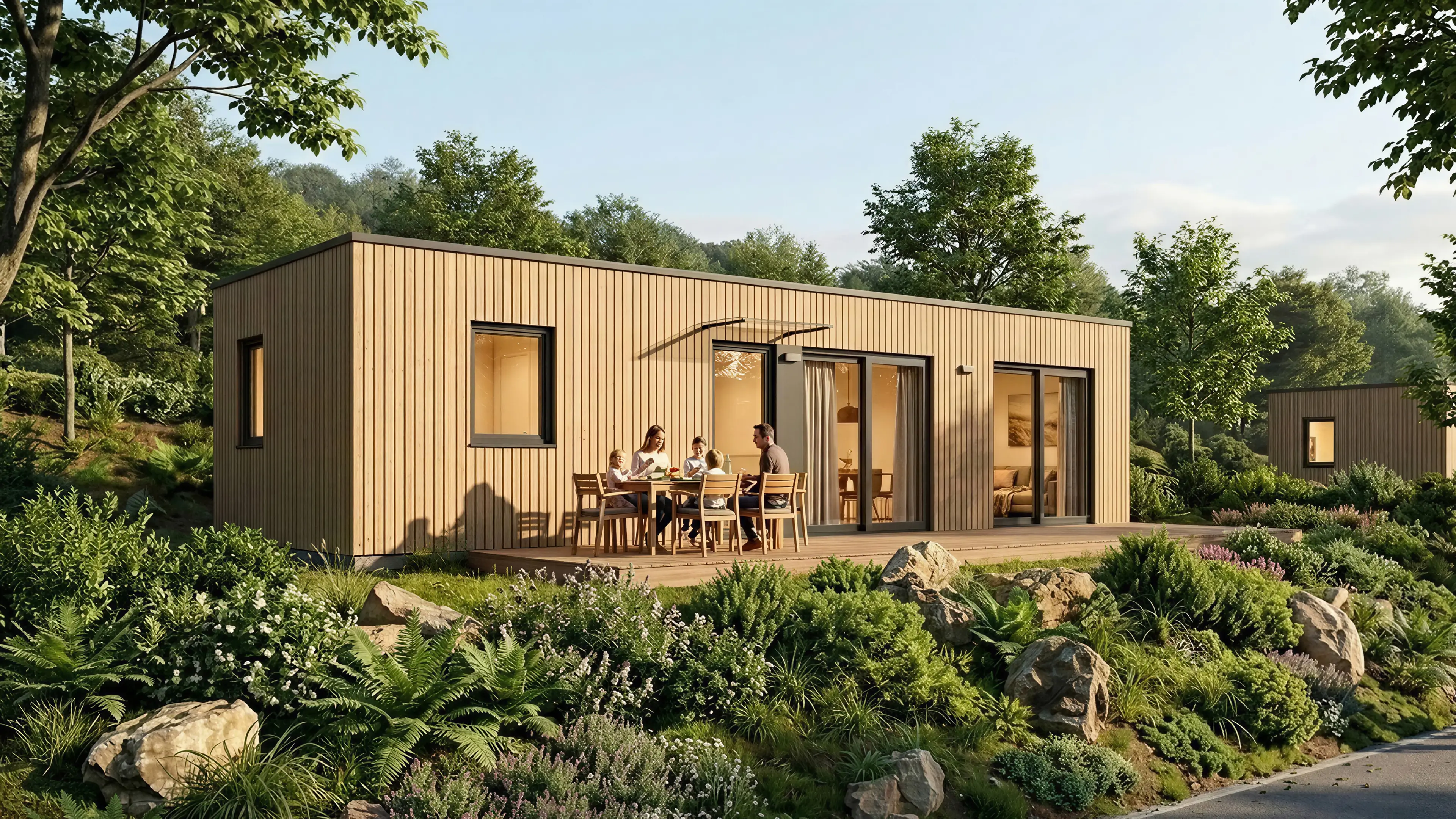 4 persoons wellness lodge foto 2